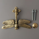 Dragonfly Door Knocker | Solid Brass-Door Knocker-Yester Home