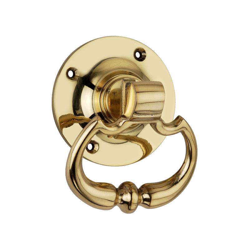 Dutch Drop handle Polished Brass-Mortice Door Knobs-Yester Home