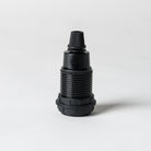 E14 Black Bakelite Lampholder with grip-Lampholders-Yester Home