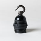 E26 UL Black Bakelite Lampholder with hook (USA ONLY)-Lampholders-Yester Home