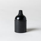 E26 UL Black Plain Skirt Bakelite Lampholder with grip (USA ONLY)-Lampholders-Yester Home