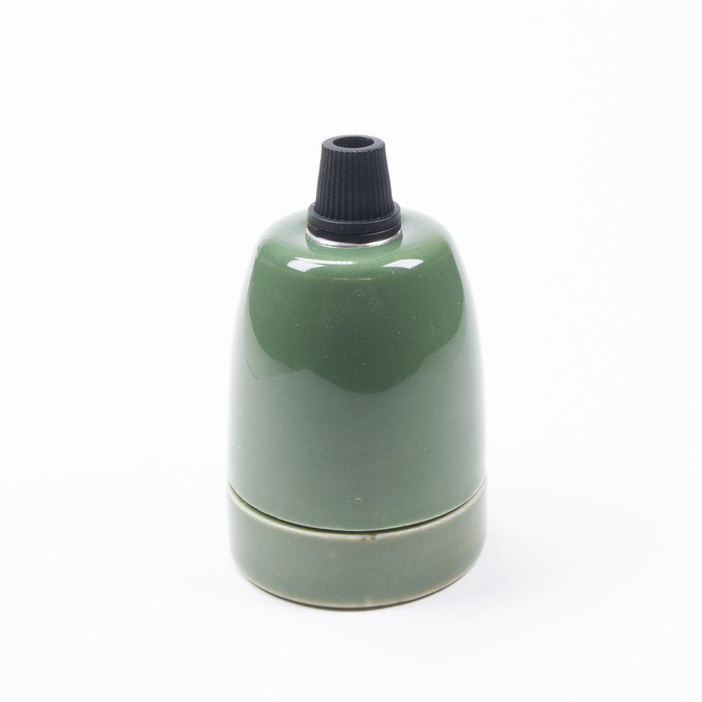 E27 Ceramic Lampholder with grip - All Colours-Lampholders-Yester Home