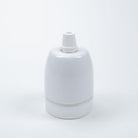 E27 Ceramic Lampholder with grip - All Colours-Lampholders-Yester Home