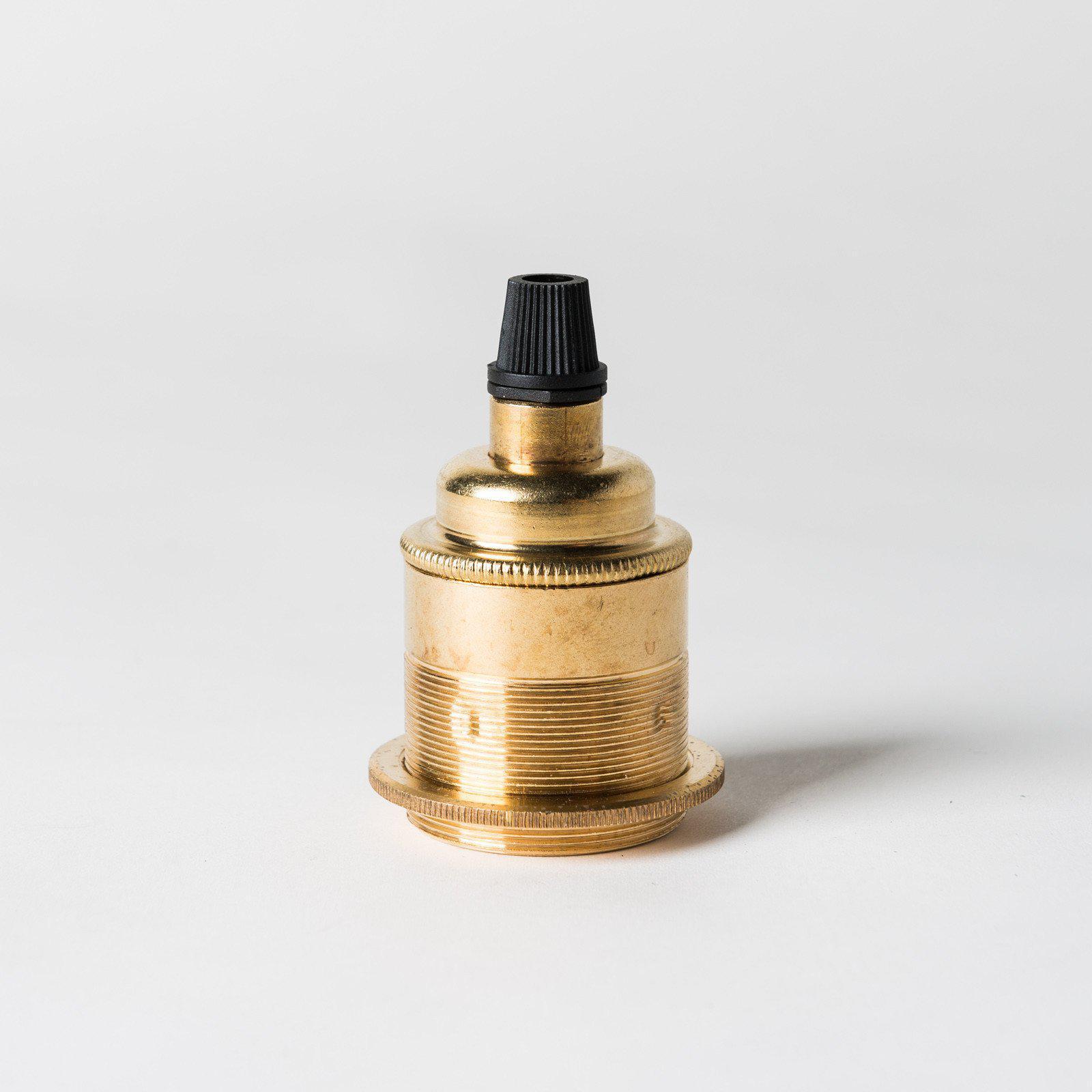 E27 Period Lampholder with grip - All Colours-Lampholders-Yester Home