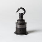 E27 Period Lampholder with hook - All Colours-Lampholders-Yester Home