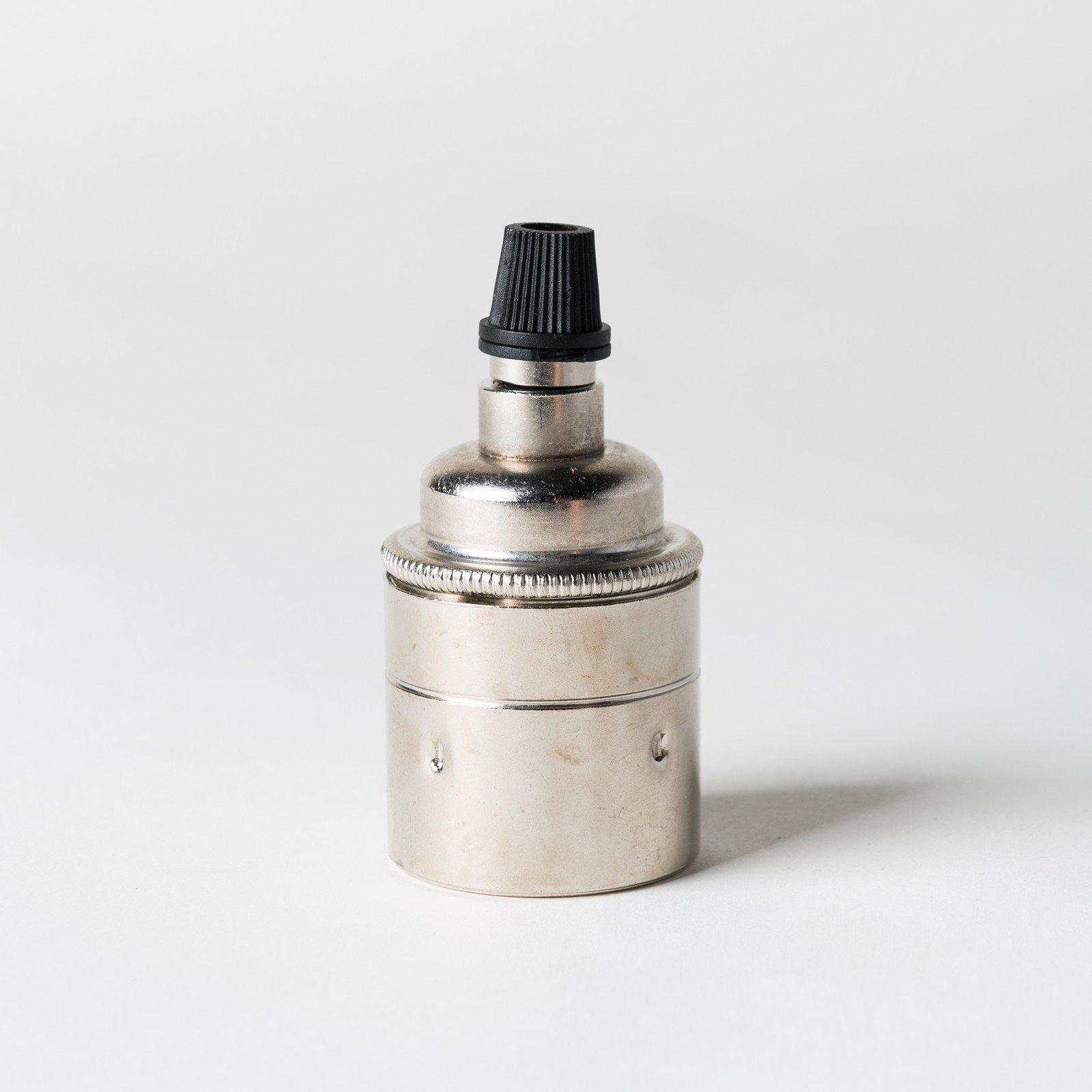 E27 Plain Skirt Lampholder with grip - All Colours-Lampholders-Yester Home