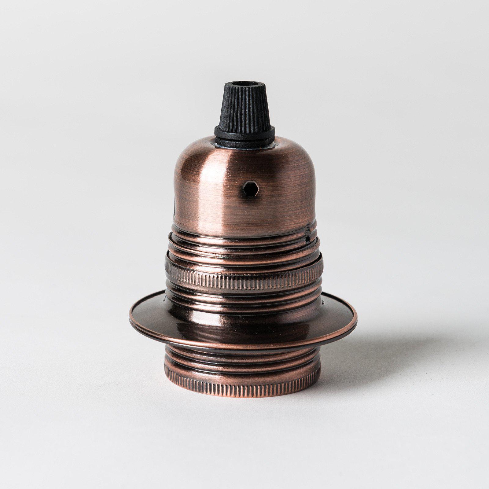 E27 Wide Ring Lampholder with grip - All Colours-Lampholders-Yester Home