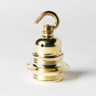 E27 Wide Ring Lampholder with hook - All Colours-Lampholders-Yester Home