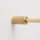 Knurled Gallery Shelf Rail | Polished Brass - Gallery Rails - Yester Home - Yester Home