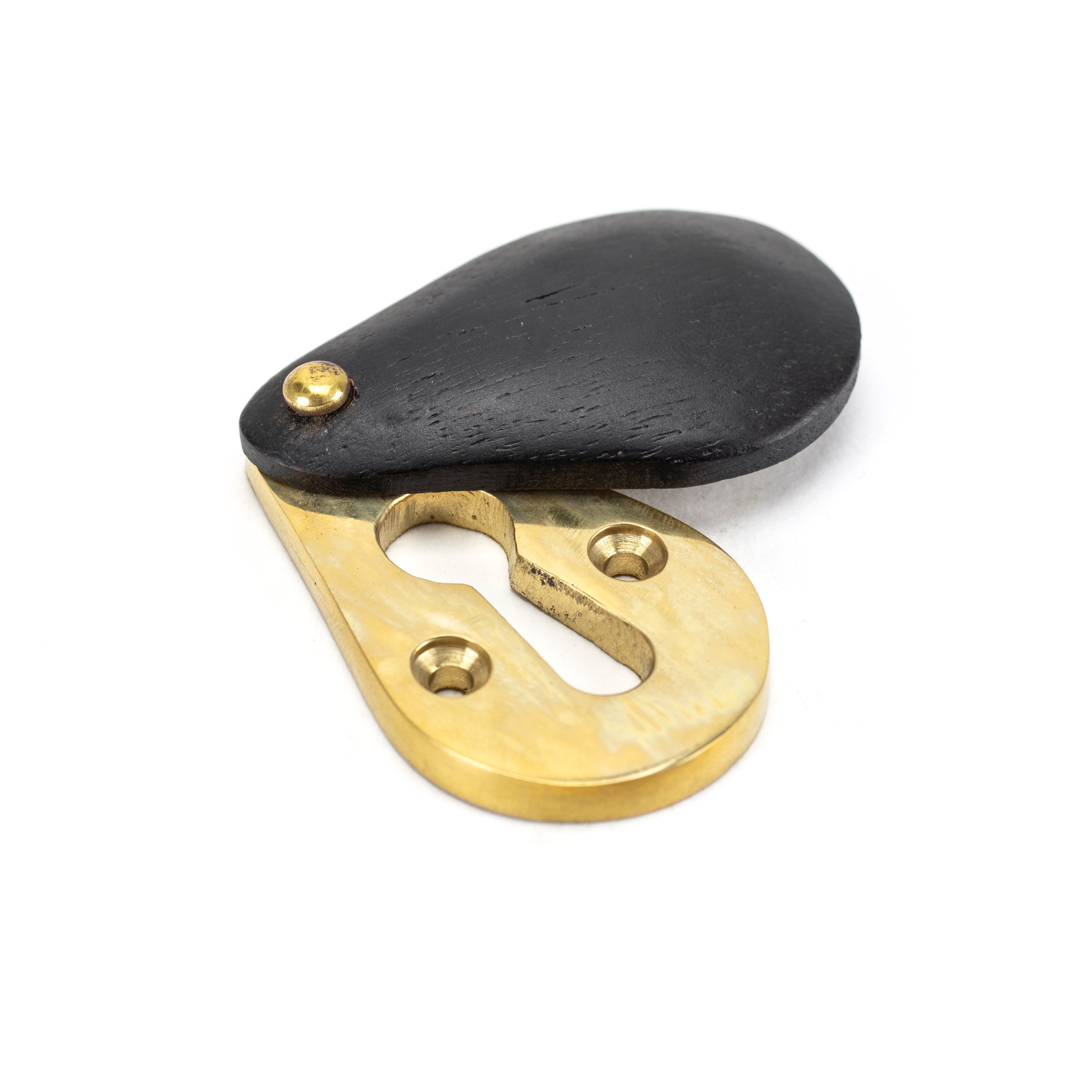 Ebony Plain Escutcheon | From The Anvil-Escutcheons-Yester Home
