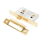 Electro Brassed 2½" Bathroom Mortice Lock | From The Anvil-Bathroom Locks-Yester Home