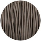 Elephant Grey Round Fabric Braided Cable-Fabric Cable-Yester Home