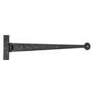 External Beeswax 18" Penny End T Hinge (pair) | From The Anvil - T Hinges - From The Anvil - Yester Home
