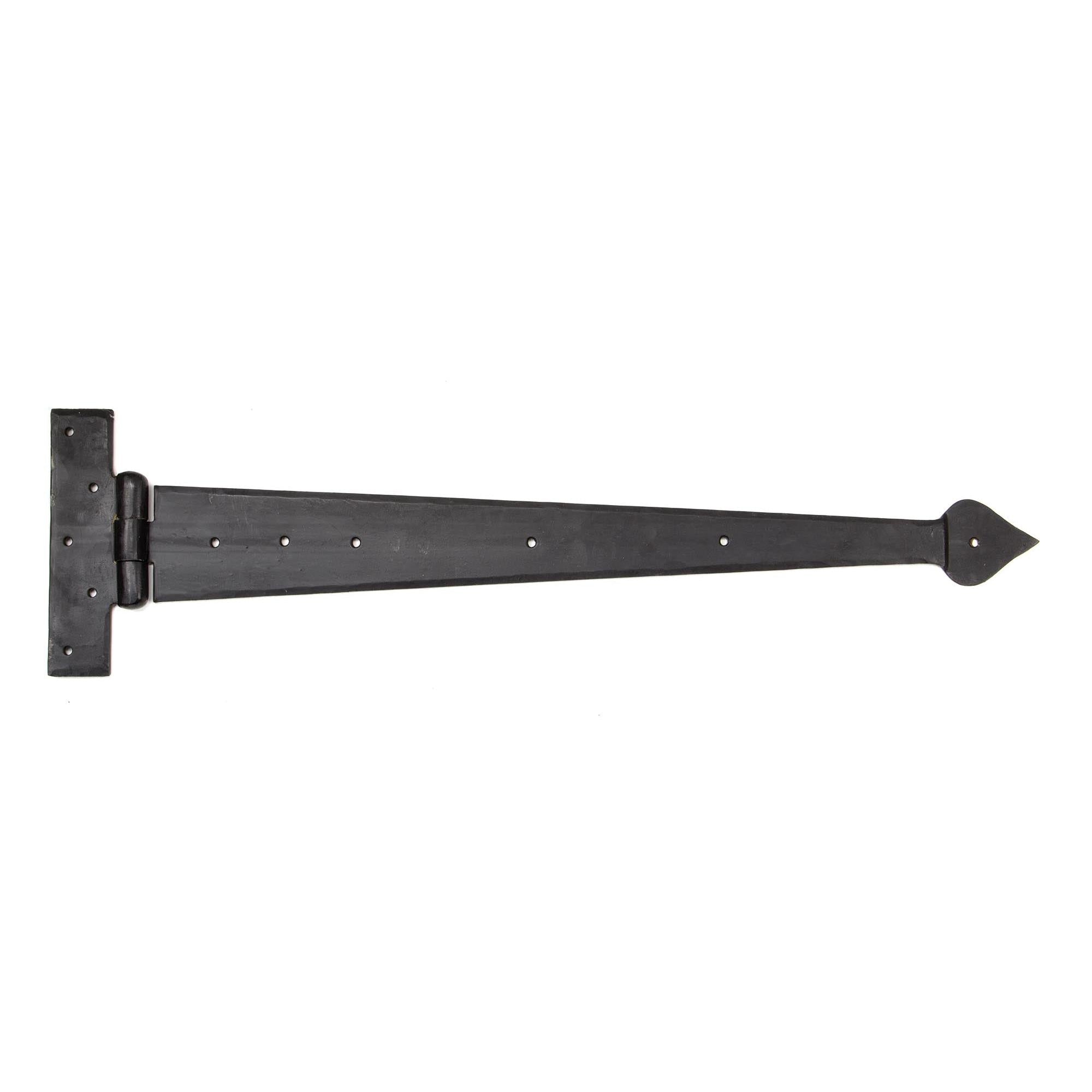 External Beeswax 22" Arrow Head T Hinge (pair) | From The Anvil - T Hinges - From The Anvil - Yester Home