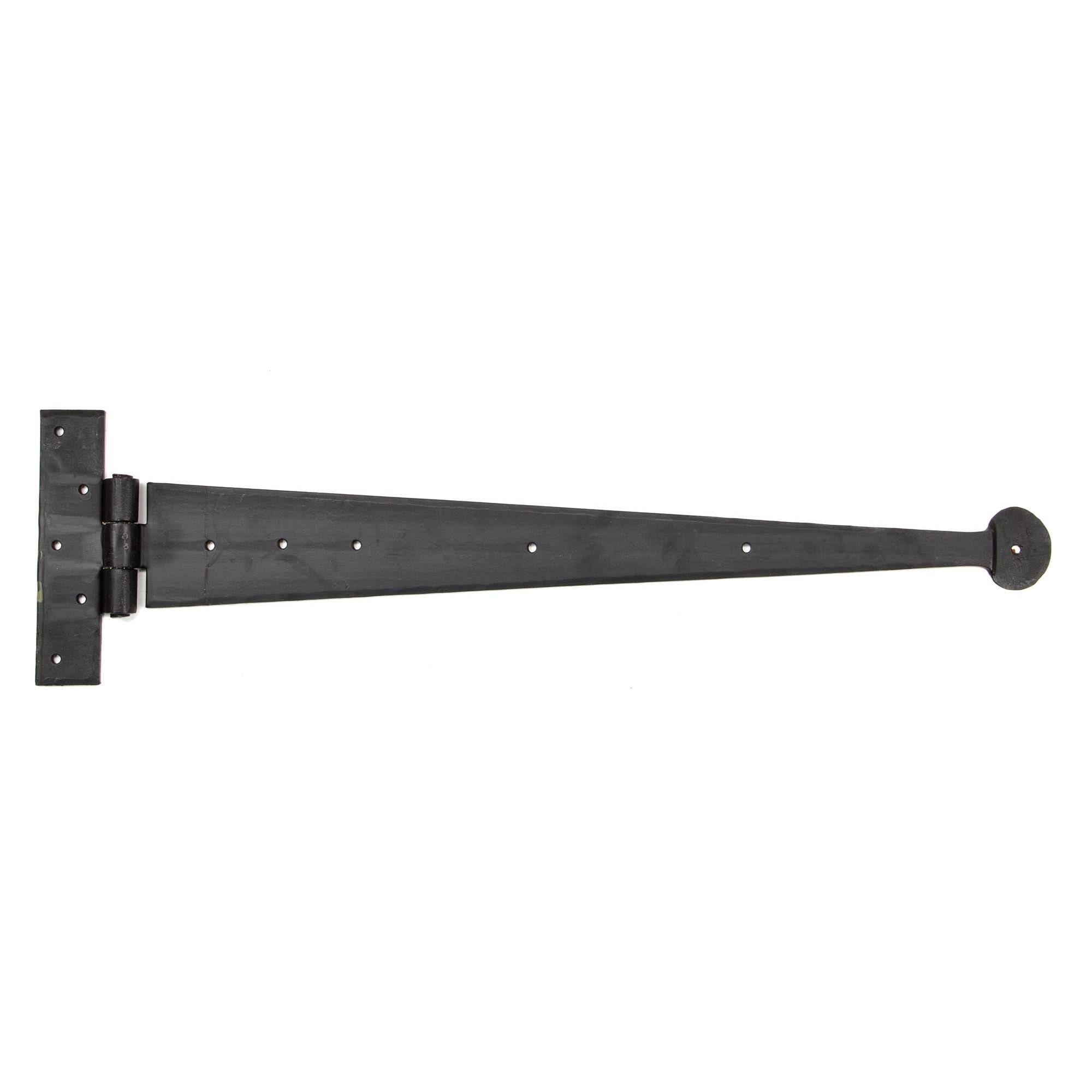 External Beeswax 22" Penny End T Hinge (pair) | From The Anvil - T Hinges - From The Anvil - Yester Home
