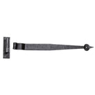 External Beeswax 24" Hook & Band Hinge - Cranked (pair) | From The Anvil - Hook & Band Hinges - From The Anvil - Yester Home