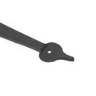 External Beeswax 24" Hook & Band Hinge - Cranked (pair) | From The Anvil - Hook & Band Hinges - From The Anvil - Yester Home