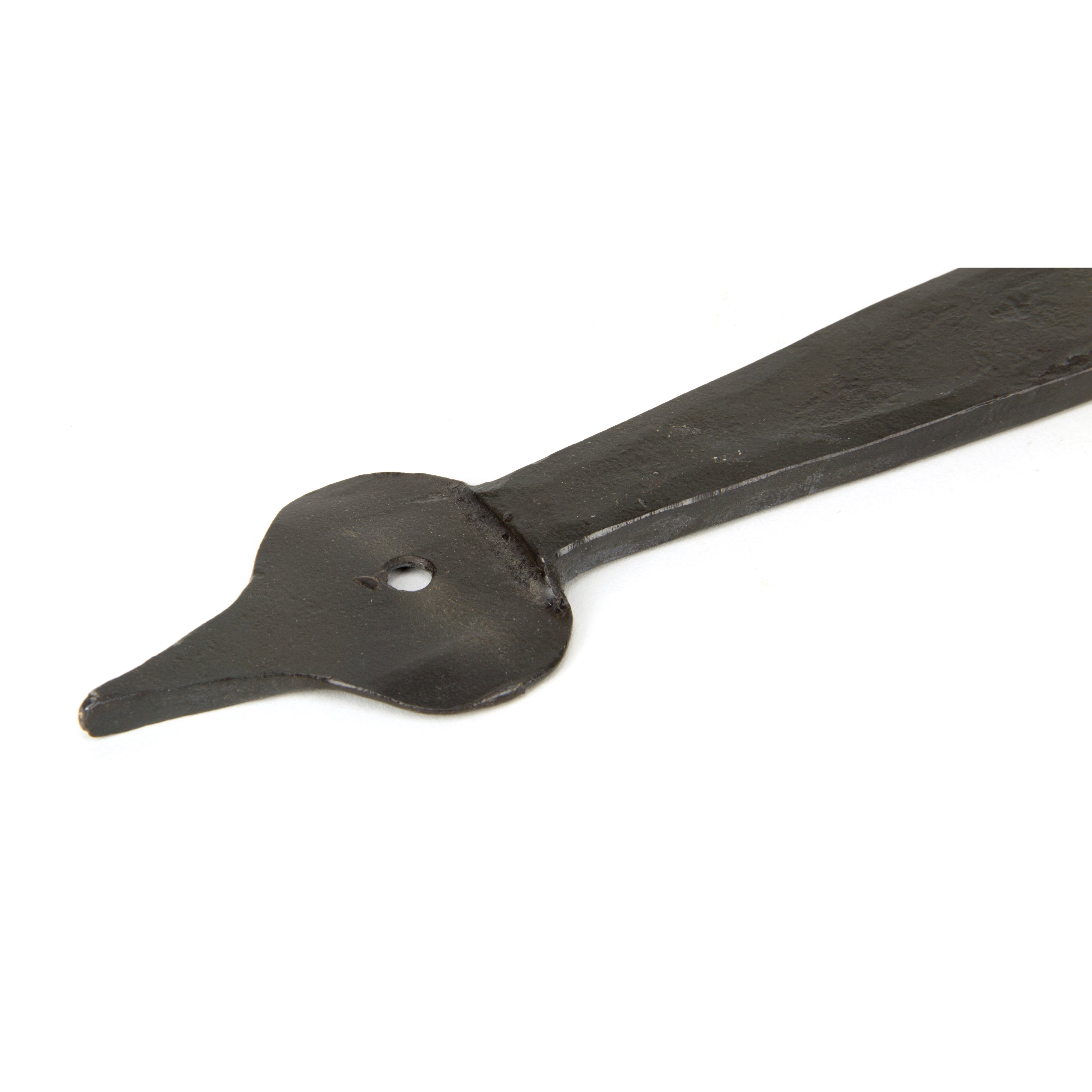 External Beeswax 24" Hook & Band Hinge - Cranked (pair) | From The Anvil-Hook & Band Hinges-Yester Home
