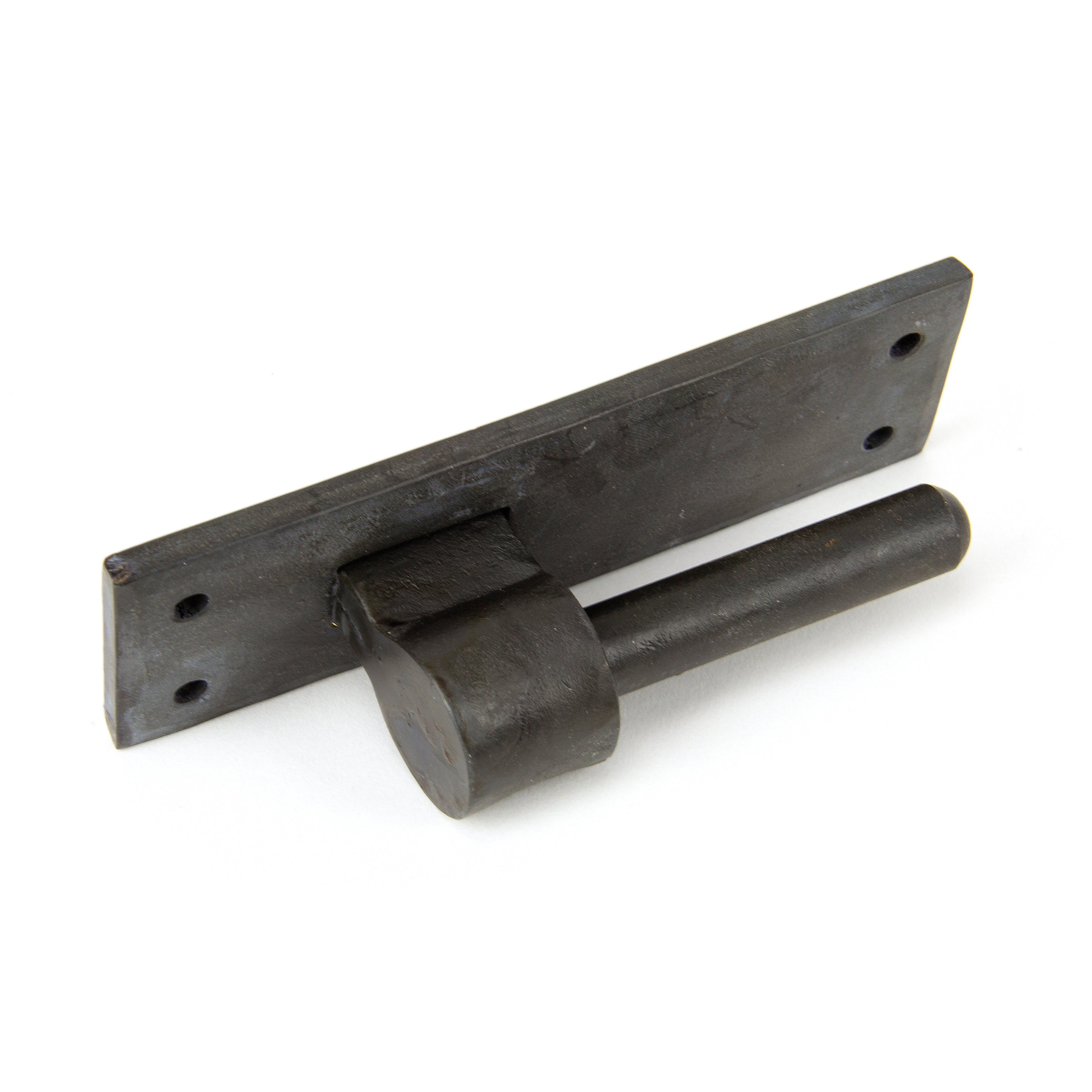 External Beeswax 24" Hook & Band Hinge - Cranked (pair) | From The Anvil-Hook & Band Hinges-Yester Home