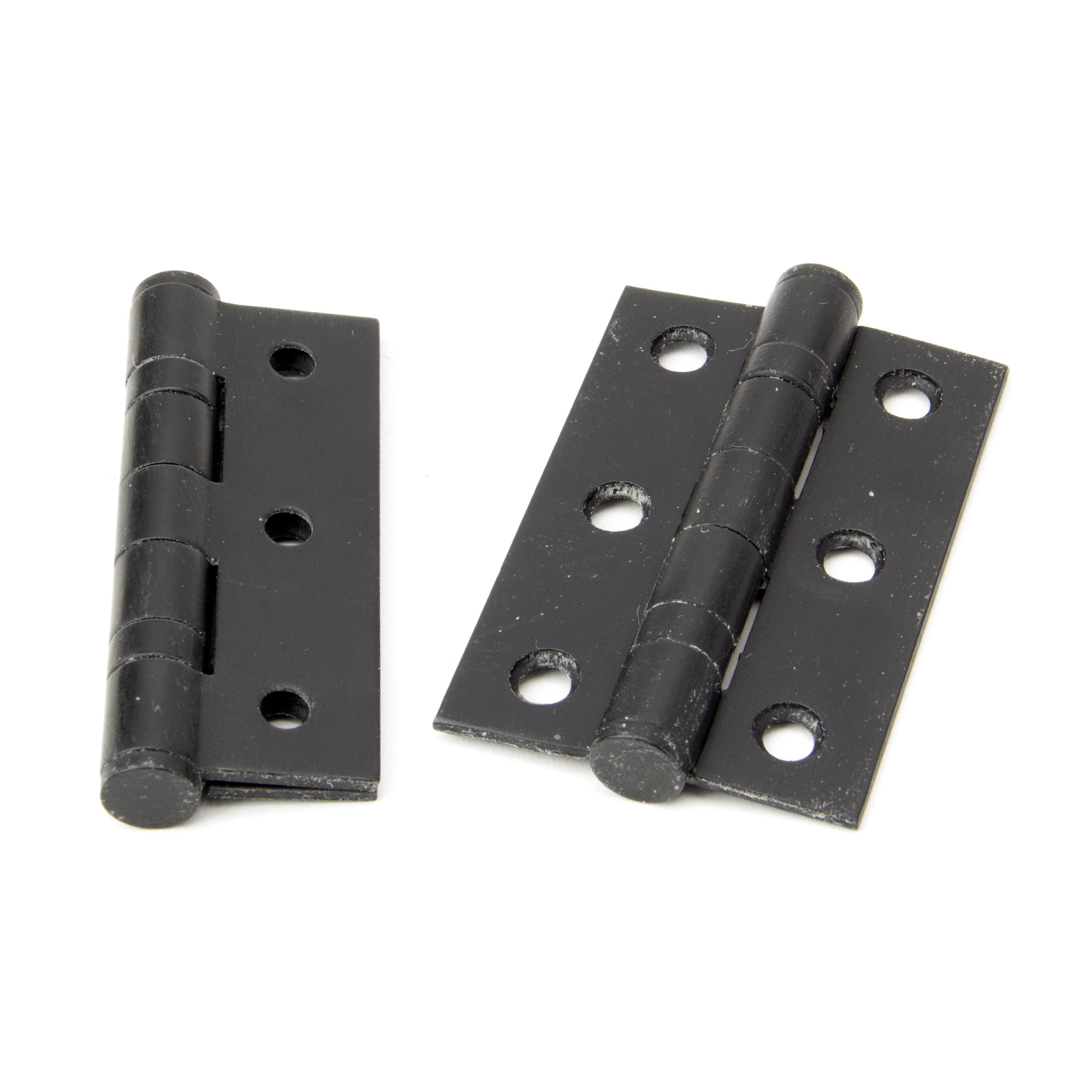 External Beeswax 3" Ball Bearing Butt Hinge (pair) | From The Anvil-Butt Hinges-Yester Home