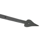 External Beeswax 35" Hook & Band Hinge - Cranked (pair) | From The Anvil-Hook & Band Hinges-Yester Home