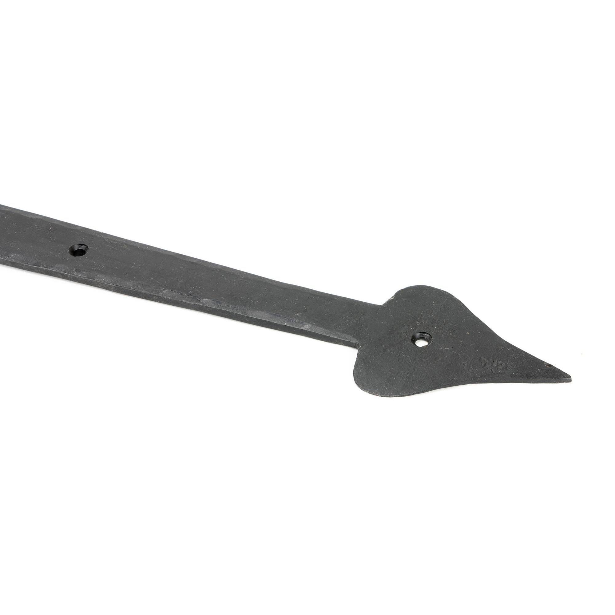 External Beeswax 35" Hook & Band Hinge - Cranked (pair) | From The Anvil - Hook & Band Hinges - From The Anvil - Yester Home