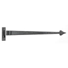 External Beeswax 35" Hook & Band Hinge - Cranked (pair) | From The Anvil-Hook & Band Hinges-Yester Home