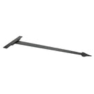 External Beeswax 36" Barn Door T Hinge (pair) | From The Anvil-T Hinges-Yester Home