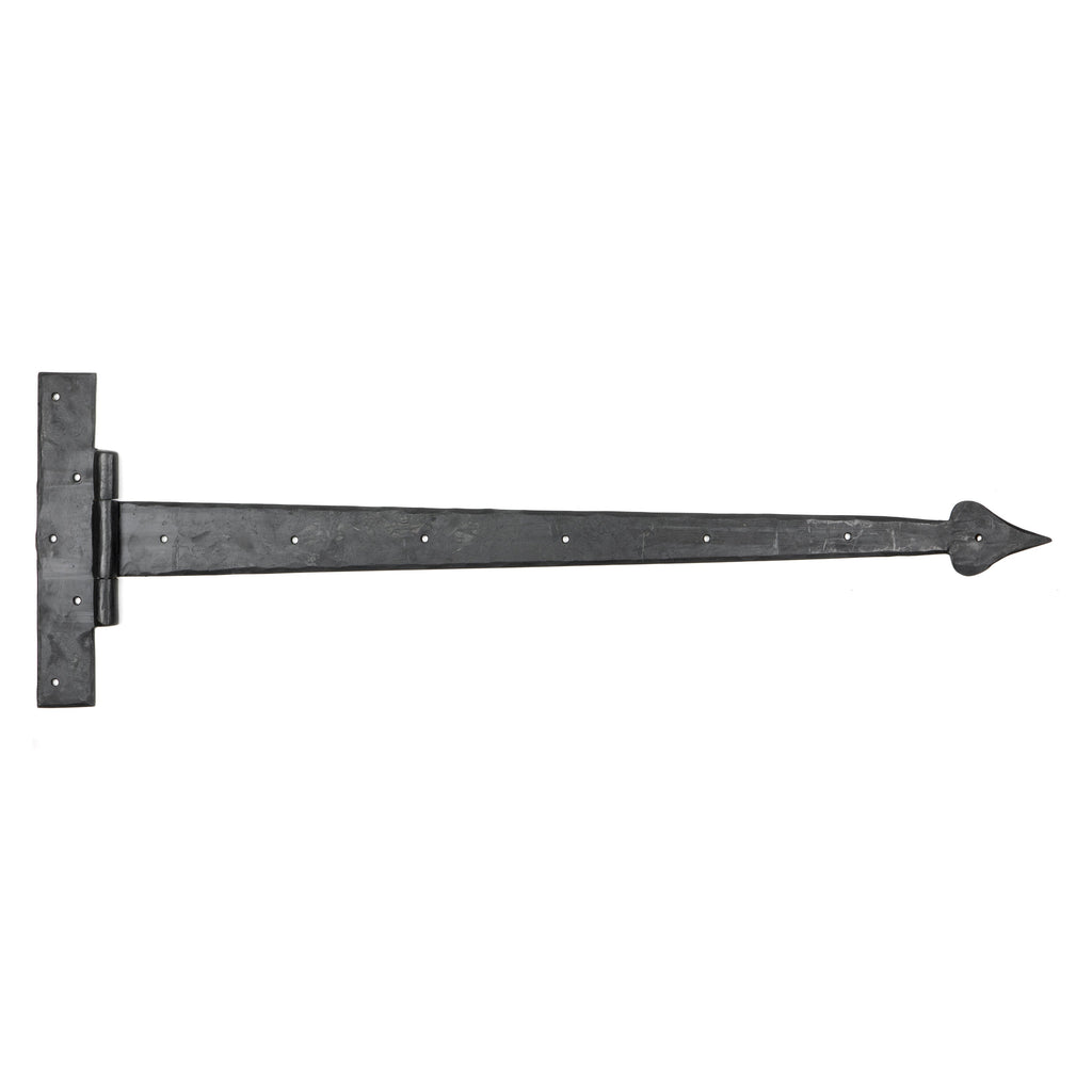 External Beeswax 36" Barn Door T Hinge (pair) | From The Anvil-T Hinges-Yester Home