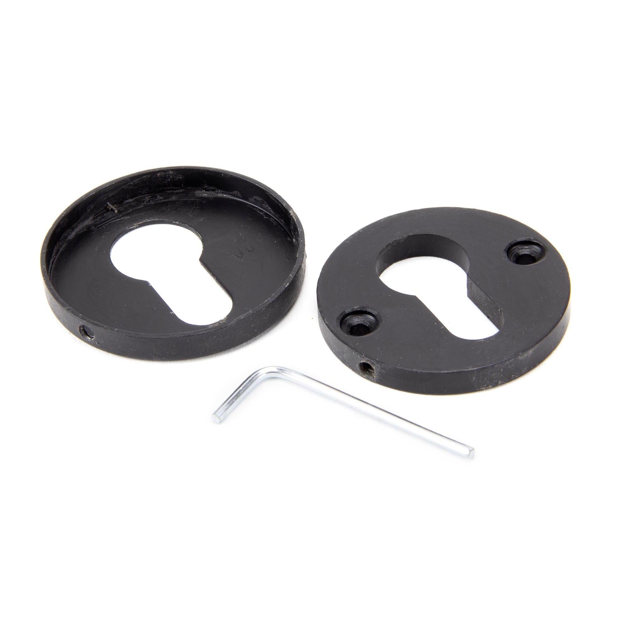 External Beeswax 52mm Regency Concealed Escutcheon | From The Anvil - Euro Escutcheons - From The Anvil - Yester Home