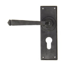 External Beeswax Avon Lever Euro Lock Set | From The Anvil-Lever Euro-Yester Home