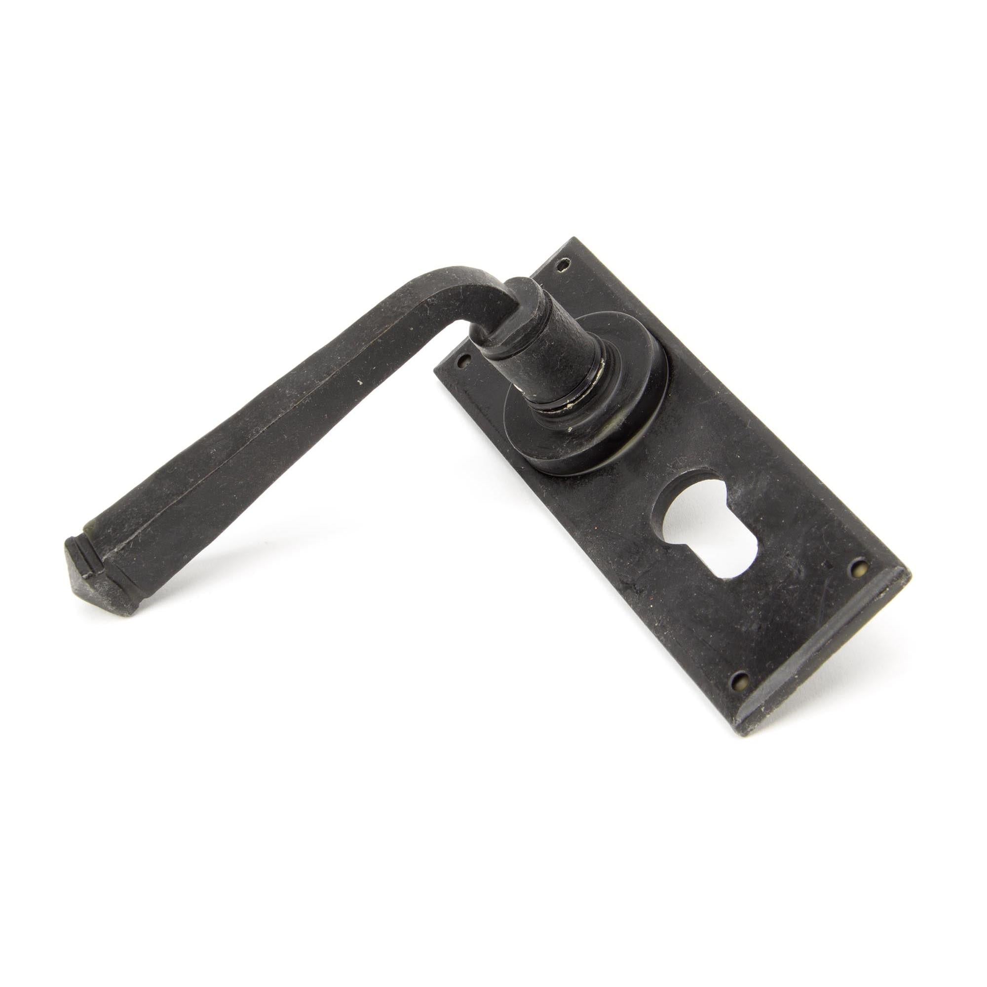 External Beeswax Avon Lever Euro Lock Set | From The Anvil - Lever Euro - From The Anvil - Yester Home