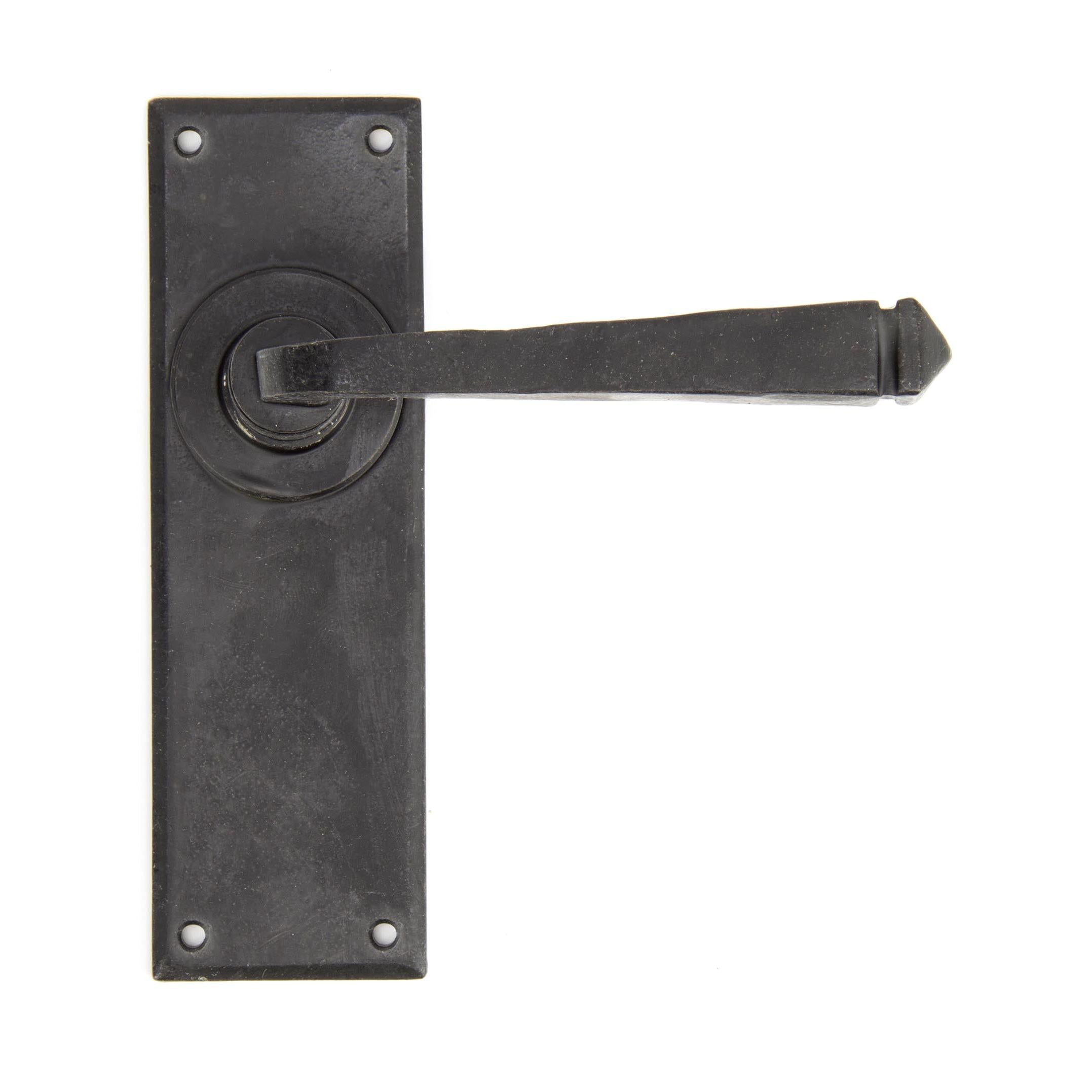 External Beeswax Avon Lever Latch Set | From The Anvil - Lever Latch - From The Anvil - Yester Home