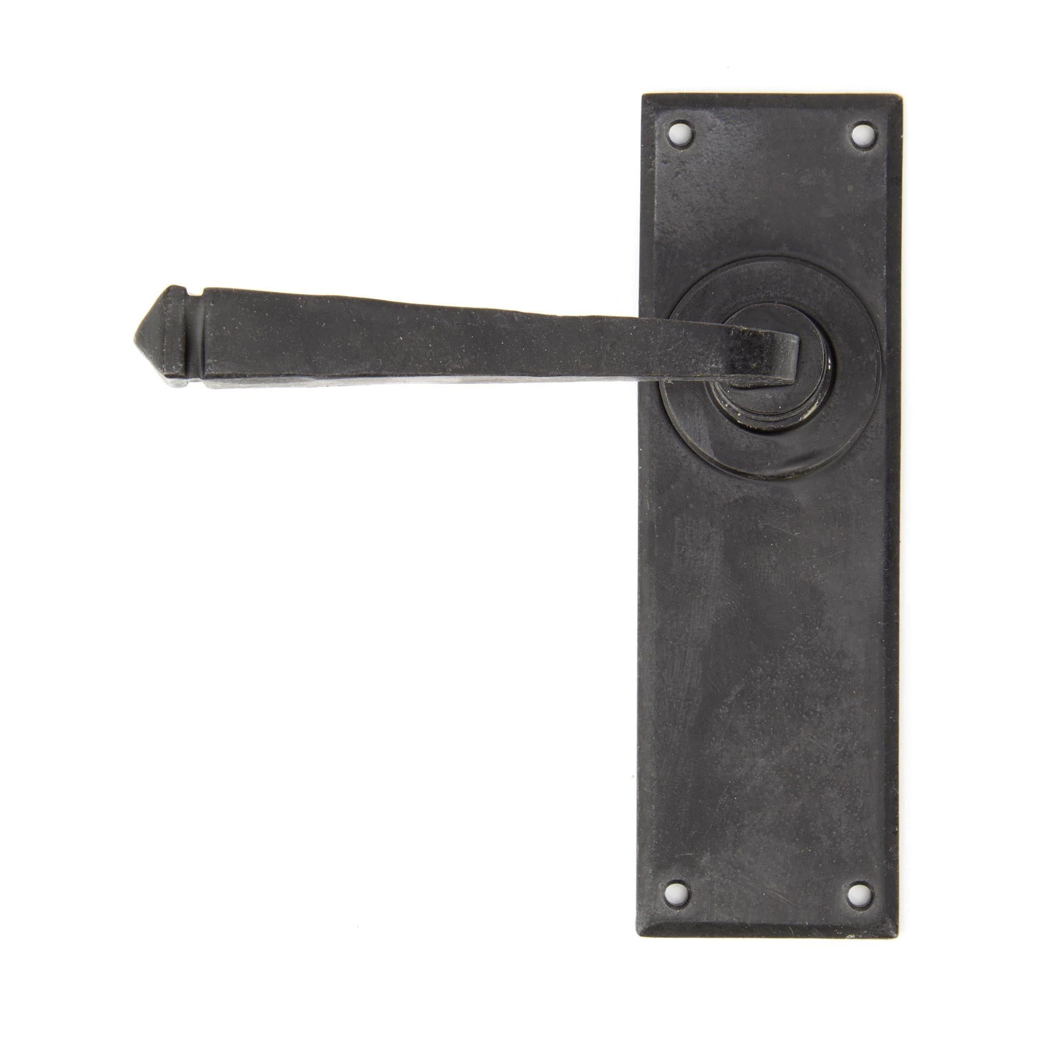 External Beeswax Avon Lever Latch Set | From The Anvil - Lever Latch - From The Anvil - Yester Home