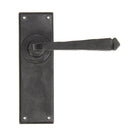 External Beeswax Avon Lever Latch Set | From The Anvil-Lever Latch-Yester Home