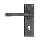 External Beeswax Avon Lever Lock Set | From The Anvil-Lever Lock-Yester Home