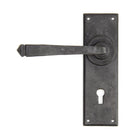 External Beeswax Avon Lever Lock Set | From The Anvil - Lever Lock - From The Anvil - Yester Home