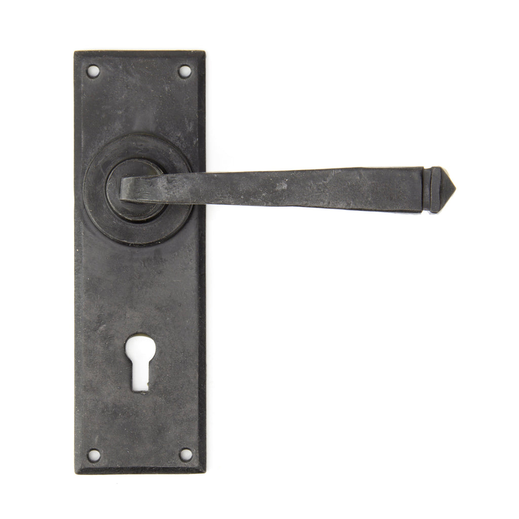 External Beeswax Avon Lever Lock Set | From The Anvil-Lever Lock-Yester Home