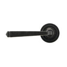 External Beeswax Avon Round Lever on Rose Set (Art Deco) | From The Anvil - Concealed - From The Anvil - Yester Home