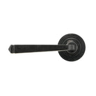 External Beeswax Avon Round Lever on Rose Set (Beehive) | From The Anvil - Concealed - From The Anvil - Yester Home