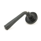 External Beeswax Avon Round Lever on Rose Set (Beehive) - Unsprung | From The Anvil - Concealed - From The Anvil - Yester Home