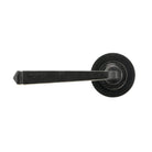 External Beeswax Avon Round Lever on Rose Set (Plain) - Unsprung | From The Anvil - Concealed - From The Anvil - Yester Home