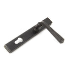 External Beeswax Avon Slimline Lever Espag. Lock Set | From The Anvil - Espagnolette - From The Anvil - Yester Home