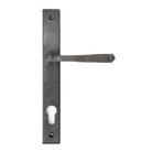 External Beeswax Avon Slimline Lever Espag. Lock Set | From The Anvil-Espagnolette-Yester Home