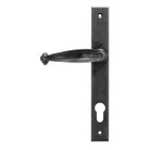 External Beeswax Cottage Slimline Lever Espag. Lock Set | From The Anvil-Espagnolette-Yester Home
