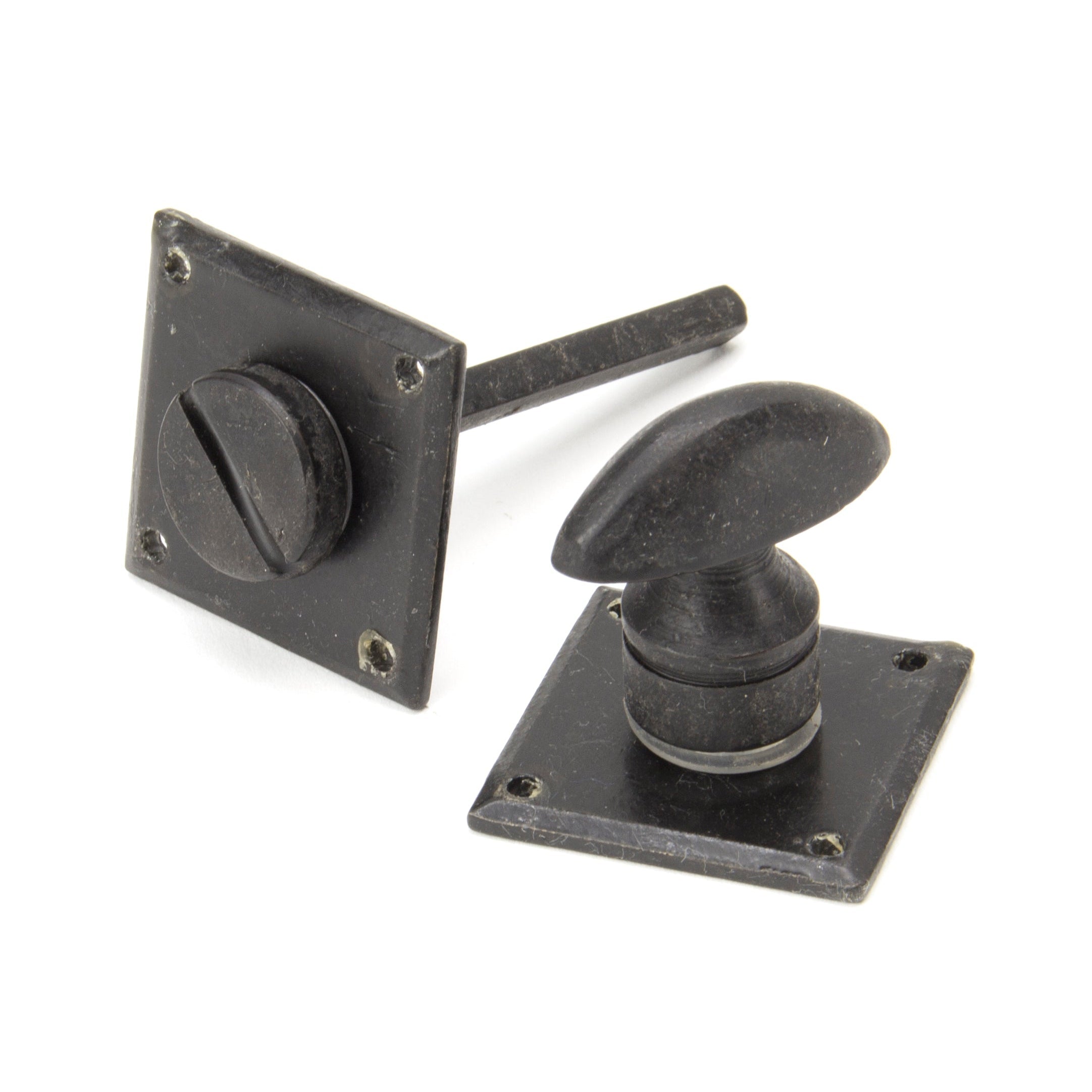 External Beeswax Diamond Bathroom Thumbturn | From The Anvil-Thumbturns-Yester Home