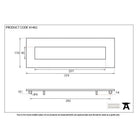 External Beeswax Large Letter Plate | From The Anvil-Letter Plates-Yester Home