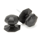 External Beeswax Large Octagonal Mortice/Rim Knob Set | From The Anvil-Mortice Knobs-Yester Home