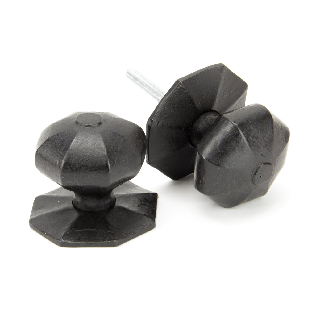 External Beeswax Large Octagonal Mortice/Rim Knob Set | From The Anvil