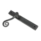External Beeswax Monkeytail Slimline Lever Espag. Latch Set -RH | From The Anvil-Espagnolette-Yester Home